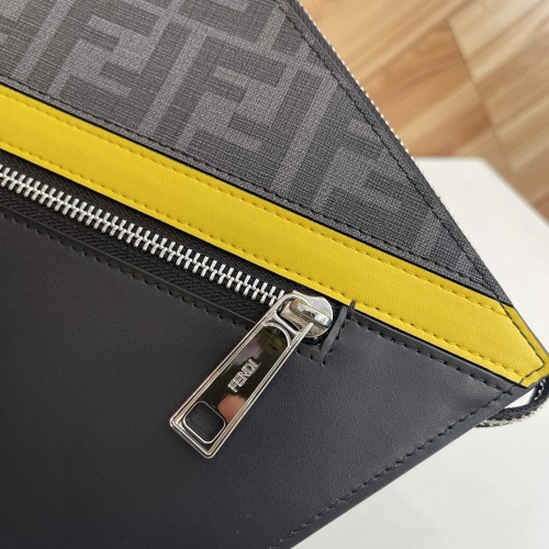 Cheap Fendi AAA Man Wallets #1230503 Replica Wholesale [$122.00 USD] [ITEM#1230503] on Replica Fendi AAA Man Wallets