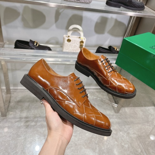 Cheap Bottega Veneta BV Leather Shoes For Men #1230522 Replica Wholesale [$150.00 USD] [ITEM#1230522] on Replica Bottega Veneta BV Leather Shoes