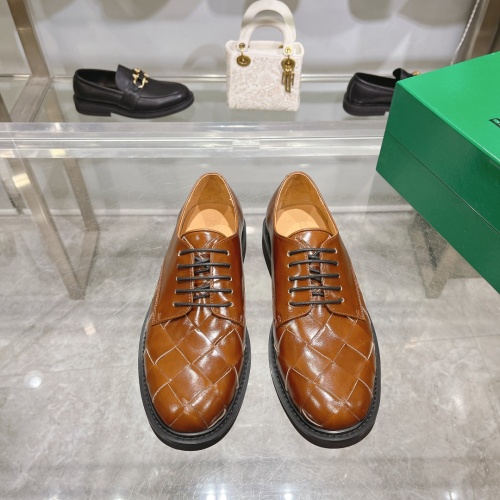 Cheap Bottega Veneta BV Leather Shoes For Men #1230522 Replica Wholesale [$150.00 USD] [ITEM#1230522] on Replica Bottega Veneta BV Leather Shoes