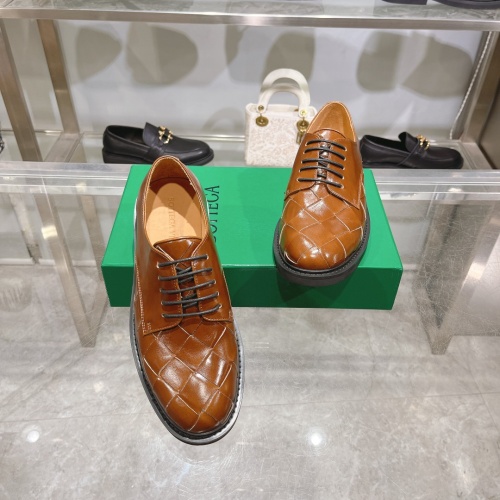 Cheap Bottega Veneta BV Leather Shoes For Men #1230522 Replica Wholesale [$150.00 USD] [ITEM#1230522] on Replica Bottega Veneta BV Leather Shoes