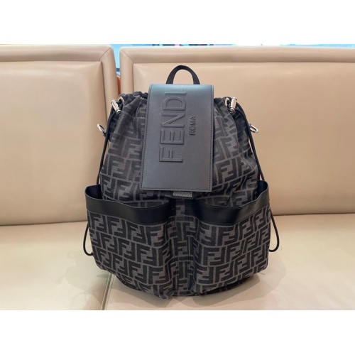 Cheap Fendi AAA Man Backpacks #1230531 Replica Wholesale [$202.00 USD] [ITEM#1230531] on Replica Fendi AAA Man Backpacks