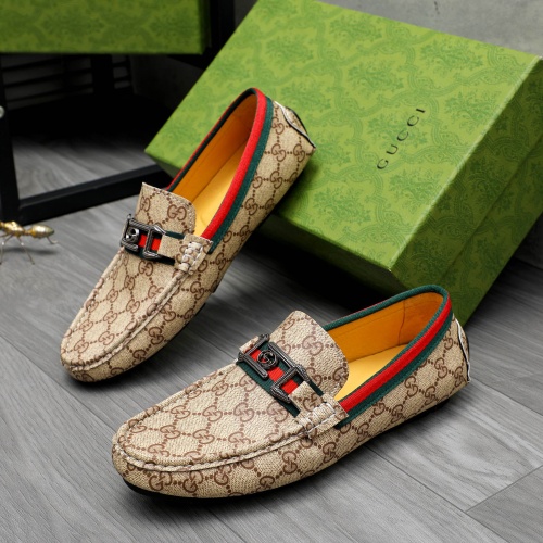 Cheap Gucci Oxfords Shoes For Men #1230608 Replica Wholesale [$68.00 USD] [ITEM#1230608] on Replica Gucci Oxfords Shoes