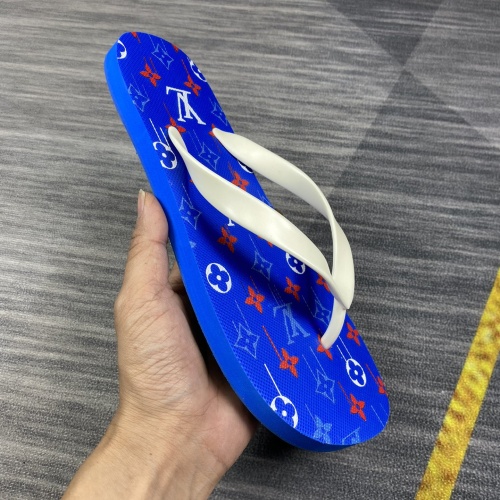 Cheap Louis Vuitton Slippers For Men #1230624 Replica Wholesale [$45.00 USD] [ITEM#1230624] on Replica Louis Vuitton Slippers