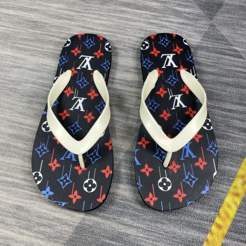 Cheap Louis Vuitton Slippers For Men #1230625 Replica Wholesale [$45.00 USD] [ITEM#1230625] on Replica Louis Vuitton Slippers