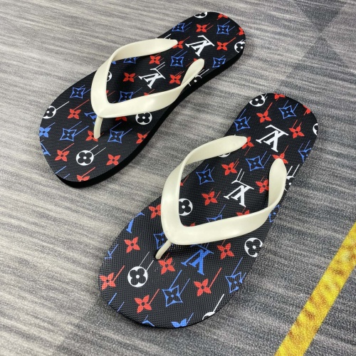 Cheap Louis Vuitton Slippers For Men #1230625 Replica Wholesale [$45.00 USD] [ITEM#1230625] on Replica Louis Vuitton Slippers