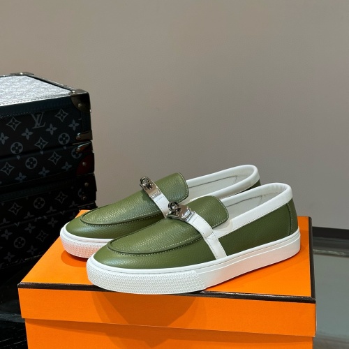 Cheap Hermes Casual Shoes For Men #1230646 Replica Wholesale [$72.00 USD] [ITEM#1230646] on Replica Hermes Casual Shoes