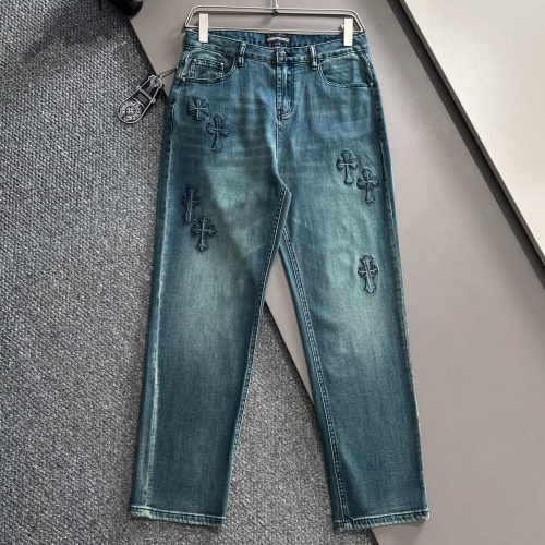 Cheap Chrome Hearts Jeans For Men #1230675 Replica Wholesale [$80.00 USD] [ITEM#1230675] on Replica Chrome Hearts Jeans