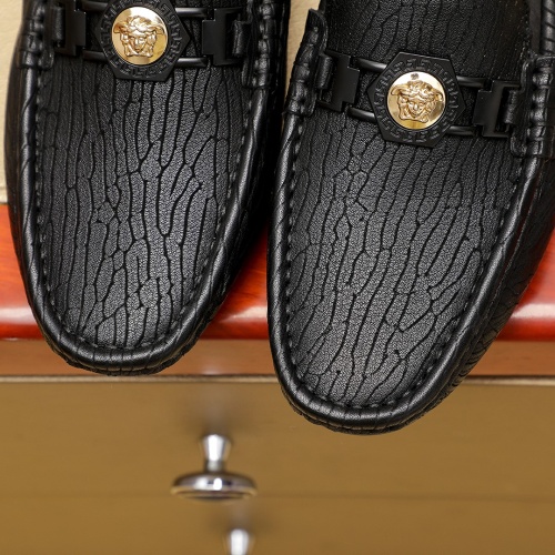 Cheap Versace Leather Shoes For Men #1230703 Replica Wholesale [$68.00 USD] [ITEM#1230703] on Replica Versace Leather Shoes