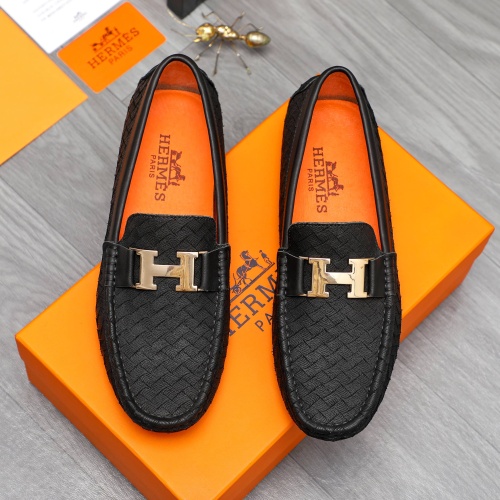 Cheap Hermes Leather Shoes For Men #1230705 Replica Wholesale [$68.00 USD] [ITEM#1230705] on Replica Hermes Leather Shoes