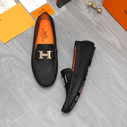 Cheap Hermes Leather Shoes For Men #1230705 Replica Wholesale [$68.00 USD] [ITEM#1230705] on Replica Hermes Leather Shoes