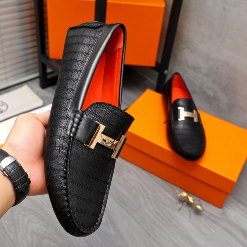 Cheap Hermes Leather Shoes For Men #1230706 Replica Wholesale [$68.00 USD] [ITEM#1230706] on Replica Hermes Leather Shoes