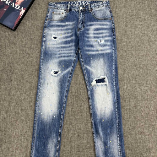 Cheap LOEWE Jeans For Men #1230713 Replica Wholesale [$85.00 USD] [ITEM#1230713] on Replica LOEWE Jeans