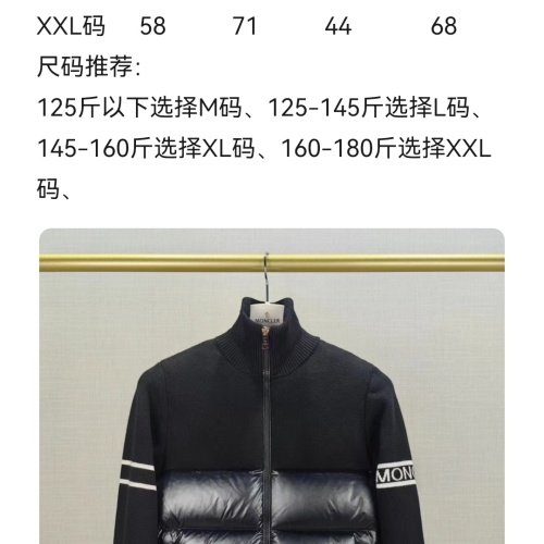 Cheap Moncler Down Feather Coat Long Sleeved For Men #1230717 Replica Wholesale [$160.00 USD] [ITEM#1230717] on Replica Moncler Down Feather Coat