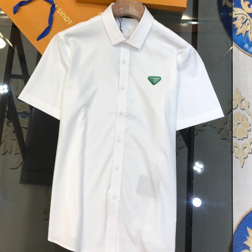 Cheap Prada Shirts Short Sleeved For Men #1230733 Replica Wholesale [$42.00 USD] [ITEM#1230733] on Replica Prada Shirts