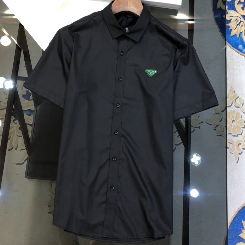 Cheap Prada Shirts Short Sleeved For Men #1230734 Replica Wholesale [$42.00 USD] [ITEM#1230734] on Replica Prada Shirts