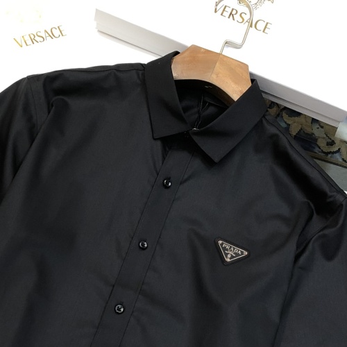 Cheap Prada Shirts Short Sleeved For Men #1230736 Replica Wholesale [$42.00 USD] [ITEM#1230736] on Replica Prada Shirts