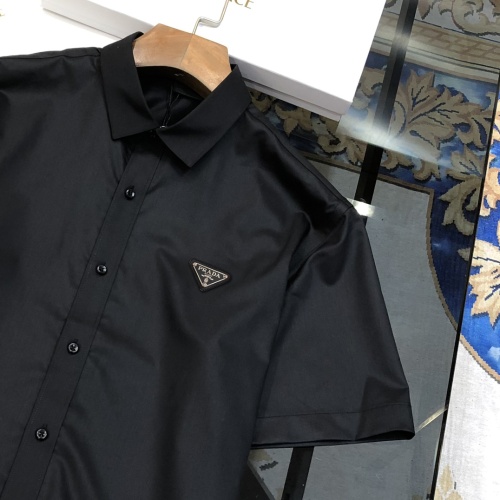 Cheap Prada Shirts Short Sleeved For Men #1230736 Replica Wholesale [$42.00 USD] [ITEM#1230736] on Replica Prada Shirts