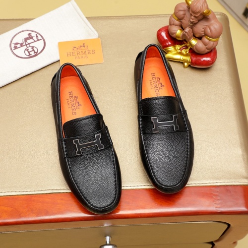 Cheap Hermes Leather Shoes For Men #1230748 Replica Wholesale [$72.00 USD] [ITEM#1230748] on Replica Hermes Leather Shoes