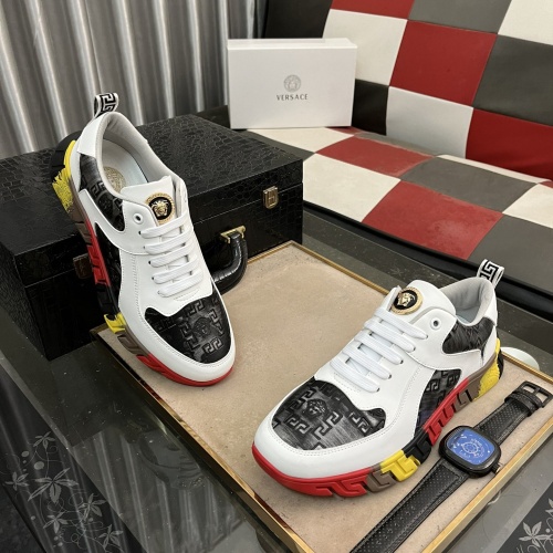 Cheap Versace Casual Shoes For Men #1230783 Replica Wholesale [$72.00 USD] [ITEM#1230783] on Replica Versace Casual Shoes