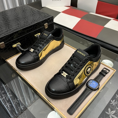 Cheap Versace Casual Shoes For Men #1230786 Replica Wholesale [$72.00 USD] [ITEM#1230786] on Replica Versace Casual Shoes