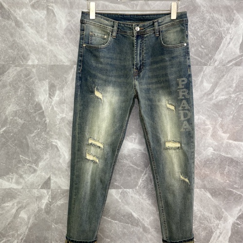 Cheap Prada Jeans For Men #1230795 Replica Wholesale [$76.00 USD] [ITEM#1230795] on Replica Prada Jeans