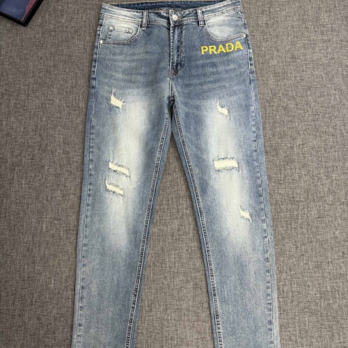 Cheap Prada Jeans For Men #1230803 Replica Wholesale [$85.00 USD] [ITEM#1230803] on Replica Prada Jeans