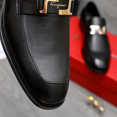 Cheap Salvatore Ferragamo Leather Shoes For Men #1230816 Replica Wholesale [$82.00 USD] [ITEM#1230816] on Replica Salvatore Ferragamo Leather Shoes