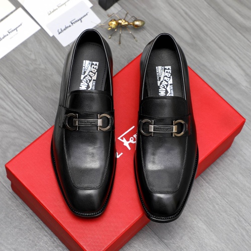 Cheap Salvatore Ferragamo Leather Shoes For Men #1230847 Replica Wholesale [$82.00 USD] [ITEM#1230847] on Replica Salvatore Ferragamo Leather Shoes