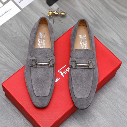 Cheap Salvatore Ferragamo Leather Shoes For Men #1230898 Replica Wholesale [$102.00 USD] [ITEM#1230898] on Replica Salvatore Ferragamo Leather Shoes