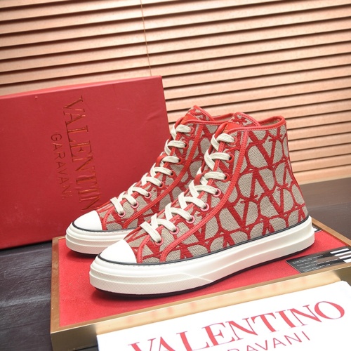 Cheap Valentino High Tops Shoes For Women #1231003 Replica Wholesale [$100.00 USD] [ITEM#1231003] on Replica Valentino High Tops Shoes