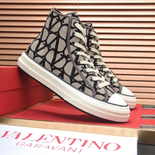 Cheap Valentino High Tops Shoes For Men #1231004 Replica Wholesale [$100.00 USD] [ITEM#1231004] on Replica Valentino High Tops Shoes