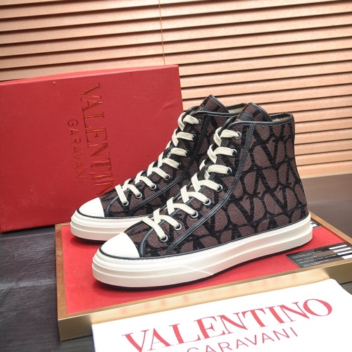 Cheap Valentino High Tops Shoes For Men #1231006 Replica Wholesale [$100.00 USD] [ITEM#1231006] on Replica Valentino High Tops Shoes