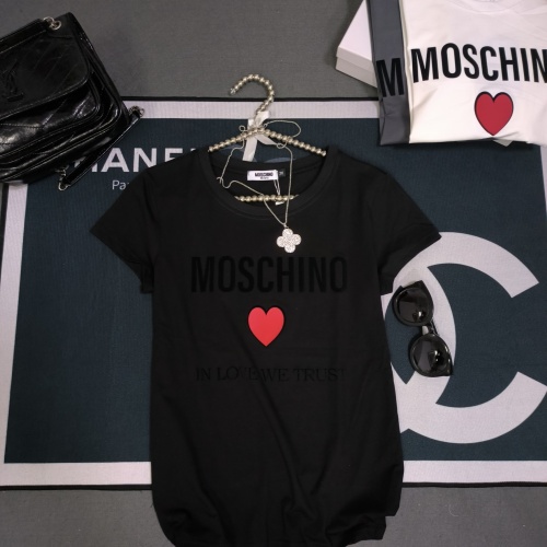 Cheap Moschino T-Shirts Short Sleeved For Women #1231019 Replica Wholesale [$32.00 USD] [ITEM#1231019] on Replica Moschino T-Shirts