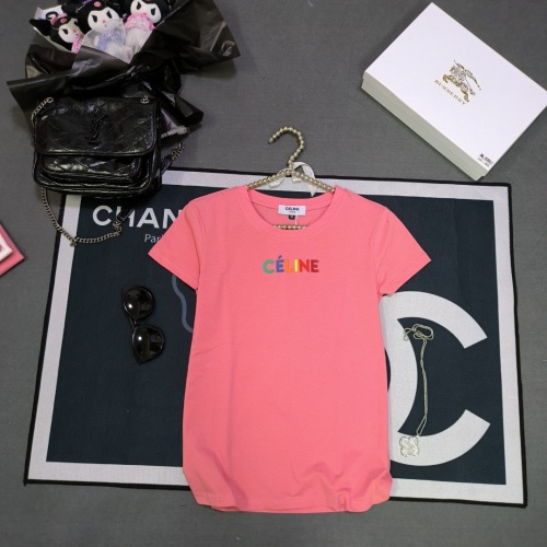 Cheap Celine T-Shirts Short Sleeved For Women #1231021 Replica Wholesale [$32.00 USD] [ITEM#1231021] on Replica Celine T-Shirts