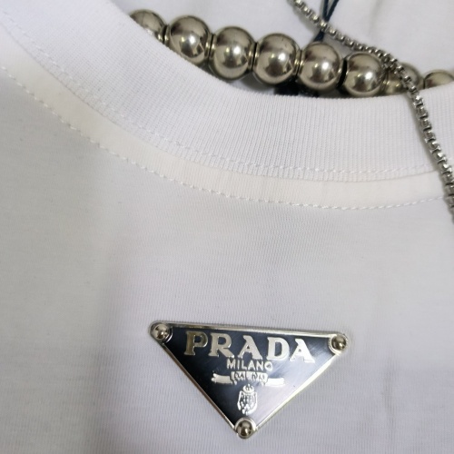 Cheap Prada T-Shirts Short Sleeved For Women #1231024 Replica Wholesale [$32.00 USD] [ITEM#1231024] on Replica Prada T-Shirts