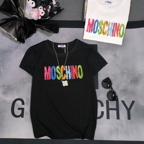 Cheap Moschino T-Shirts Short Sleeved For Women #1231031 Replica Wholesale [$32.00 USD] [ITEM#1231031] on Replica Moschino T-Shirts