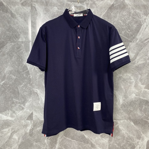 Cheap Thom Browne TB T-Shirts Short Sleeved For Men #1231131 Replica Wholesale [$48.00 USD] [ITEM#1231131] on Replica Thom Browne TB T-Shirts