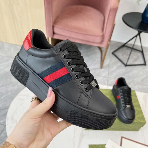 Cheap Gucci Casual Shoes For Men #1231201 Replica Wholesale [$102.00 USD] [ITEM#1231201] on Replica Gucci Casual Shoes