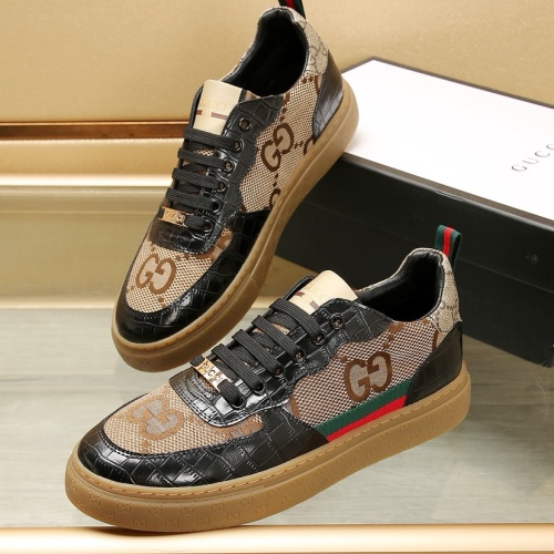 Cheap Gucci Casual Shoes For Men #1231203 Replica Wholesale [$88.00 USD] [ITEM#1231203] on Replica Gucci Casual Shoes