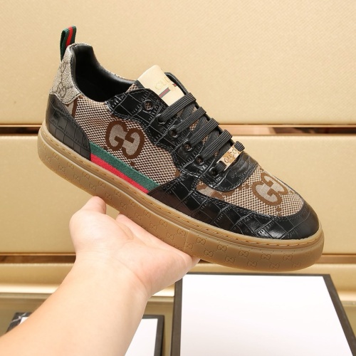 Cheap Gucci Casual Shoes For Men #1231203 Replica Wholesale [$88.00 USD] [ITEM#1231203] on Replica Gucci Casual Shoes