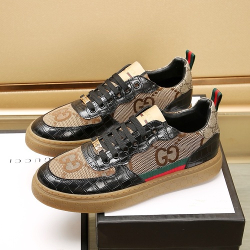 Cheap Gucci Casual Shoes For Men #1231203 Replica Wholesale [$88.00 USD] [ITEM#1231203] on Replica Gucci Casual Shoes