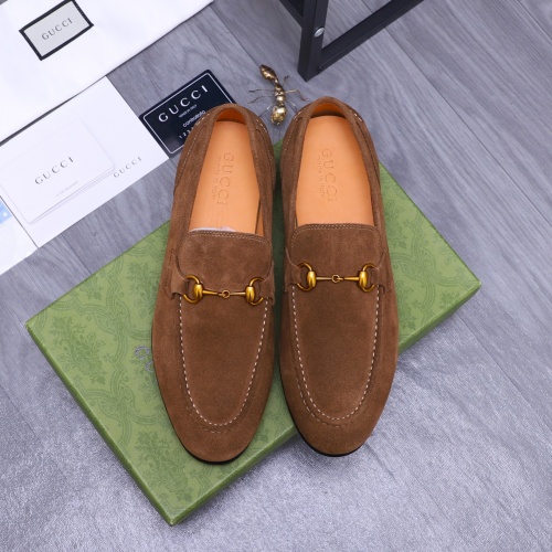 Cheap Gucci Oxfords Shoes For Men #1231210 Replica Wholesale [$100.00 USD] [ITEM#1231210] on Replica Gucci Oxfords Shoes