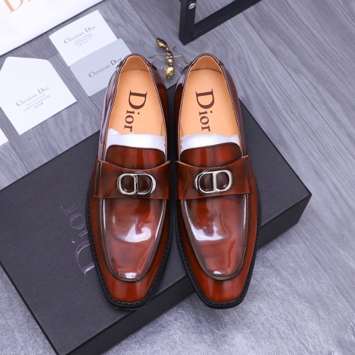 Cheap Christian Dior Leather Shoes For Men #1231212 Replica Wholesale [$105.00 USD] [ITEM#1231212] on Replica Christian Dior Leather Shoes