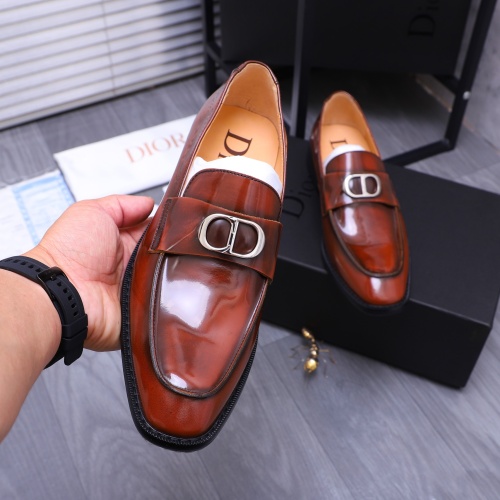 Cheap Christian Dior Leather Shoes For Men #1231212 Replica Wholesale [$105.00 USD] [ITEM#1231212] on Replica Christian Dior Leather Shoes