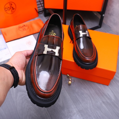 Cheap Hermes Leather Shoes For Men #1231224 Replica Wholesale [$118.00 USD] [ITEM#1231224] on Replica Hermes Leather Shoes