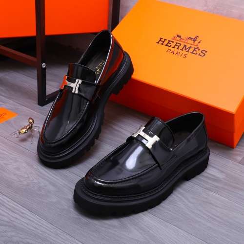 Cheap Hermes Leather Shoes For Men #1231225 Replica Wholesale [$118.00 USD] [ITEM#1231225] on Replica Hermes Leather Shoes