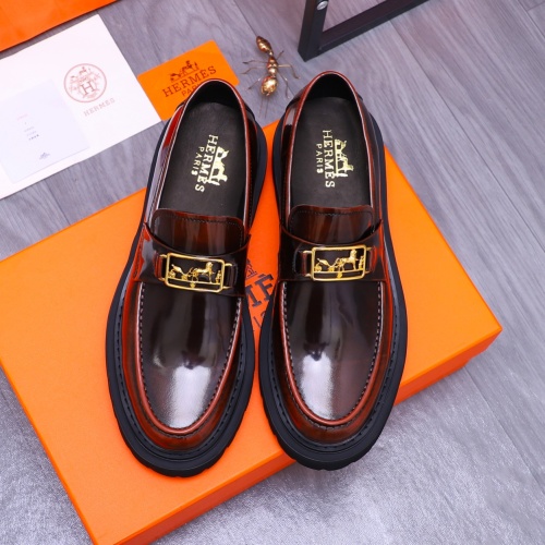 Cheap Hermes Leather Shoes For Men #1231226 Replica Wholesale [$118.00 USD] [ITEM#1231226] on Replica Hermes Leather Shoes