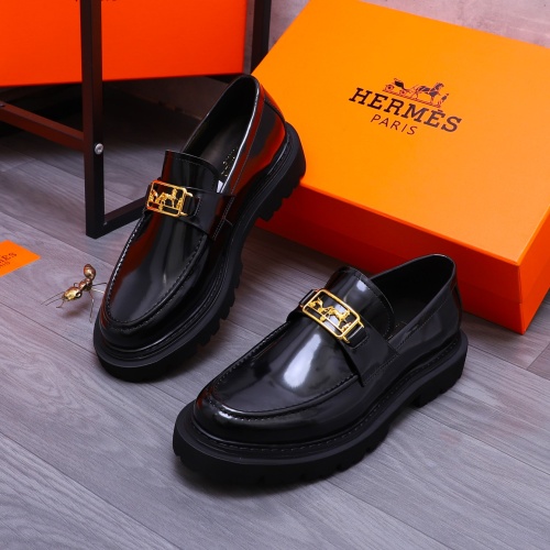 Cheap Hermes Leather Shoes For Men #1231227 Replica Wholesale [$118.00 USD] [ITEM#1231227] on Replica Hermes Leather Shoes