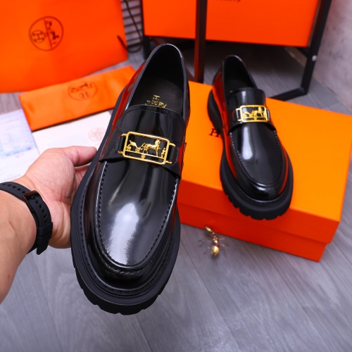 Cheap Hermes Leather Shoes For Men #1231227 Replica Wholesale [$118.00 USD] [ITEM#1231227] on Replica Hermes Leather Shoes