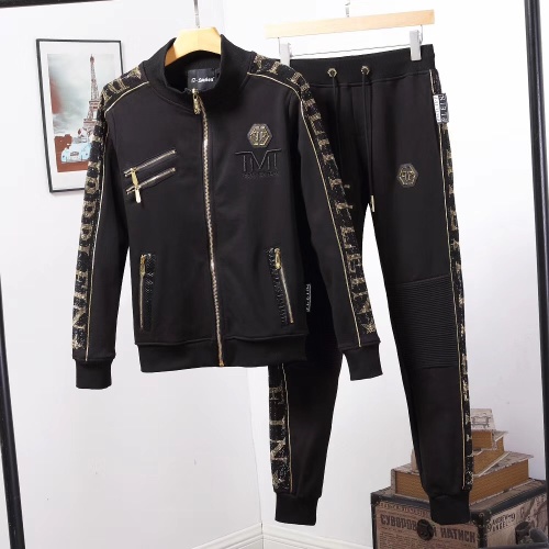 Cheap Philipp Plein PP Tracksuits Long Sleeved For Men #1231384 Replica Wholesale [$118.00 USD] [ITEM#1231384] on Replica Philipp Plein PP Tracksuits